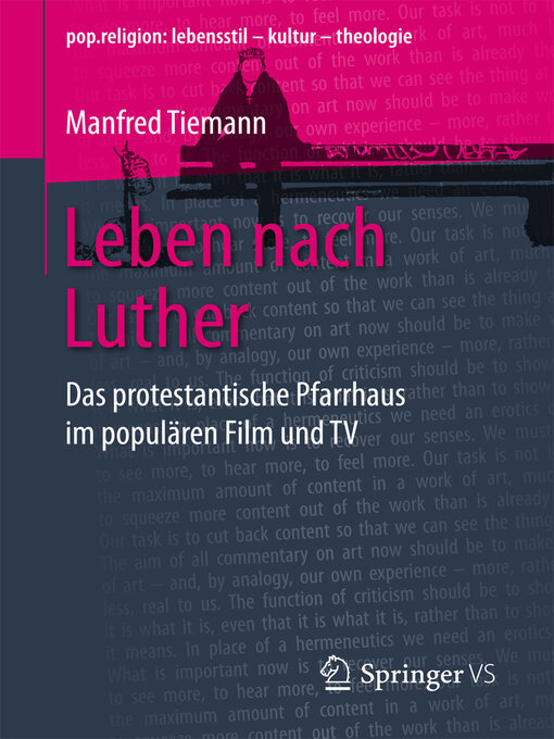 Title details for Leben nach Luther by Manfred Tiemann - Available